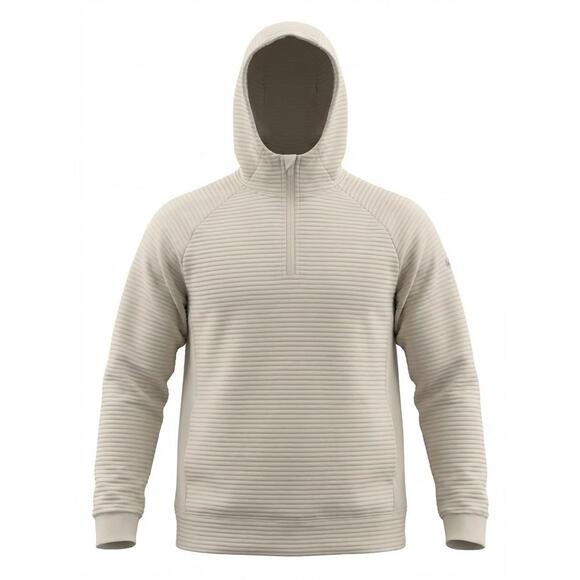 Other - Beige Ribbed Hoodie Sweatshirt